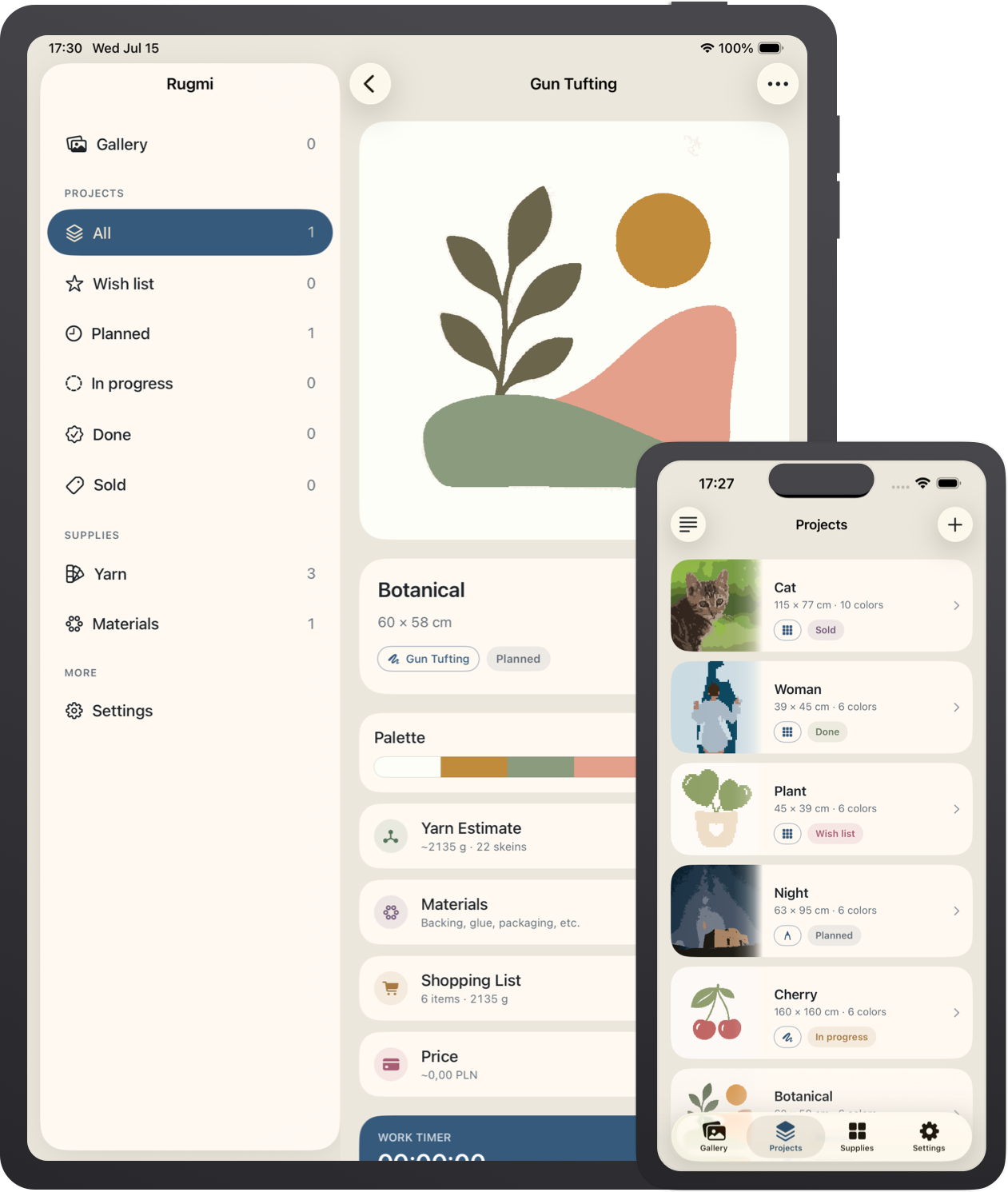 Rugmi app preview